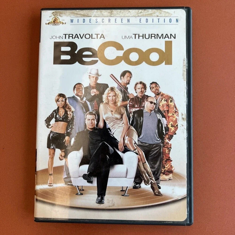 Be Cool (DVD, 2005, Widescreen) John Travolta, Uma Thurman, Vince Vaughn, Rock
